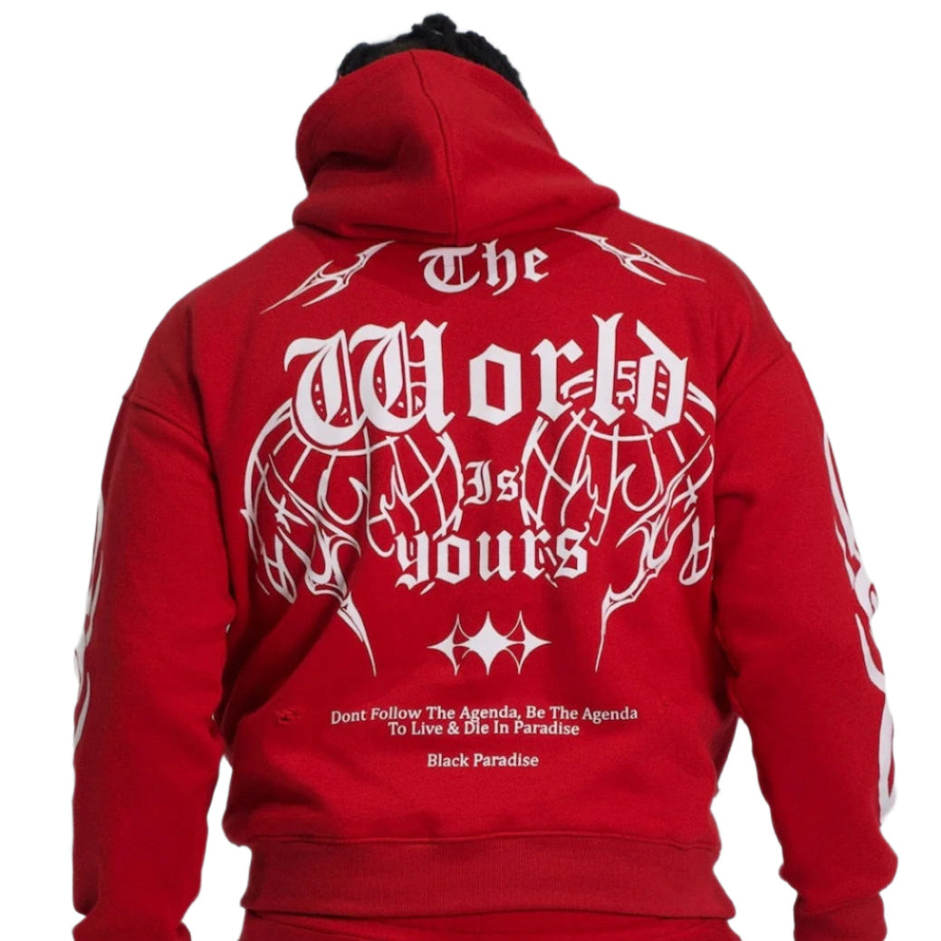 Agenda Hoodie Red